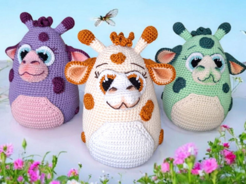 Häkelanleitung Türstopper Giraffi Amigurumi