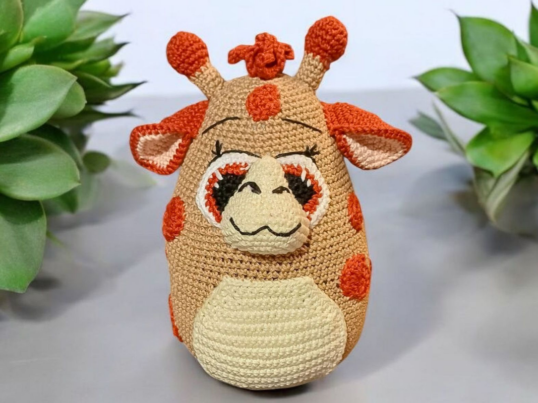 Häkelanleitung Türstopper Giraffi Amigurumi - Bild 2