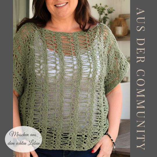 Crochet Pattern for Top | 3 Tops – 3 Patterns – 3 Colors | RUSTICHELLO #1