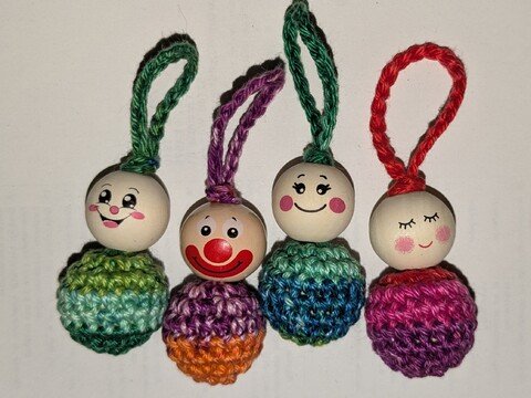 Anleitung für einen Glücksbringer, Taschenbaumer, Anhänger Murmeli