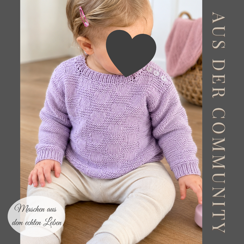 Strickanleitung für Babypullover | Pullover BABY COLLECTION #1 - Bild 7