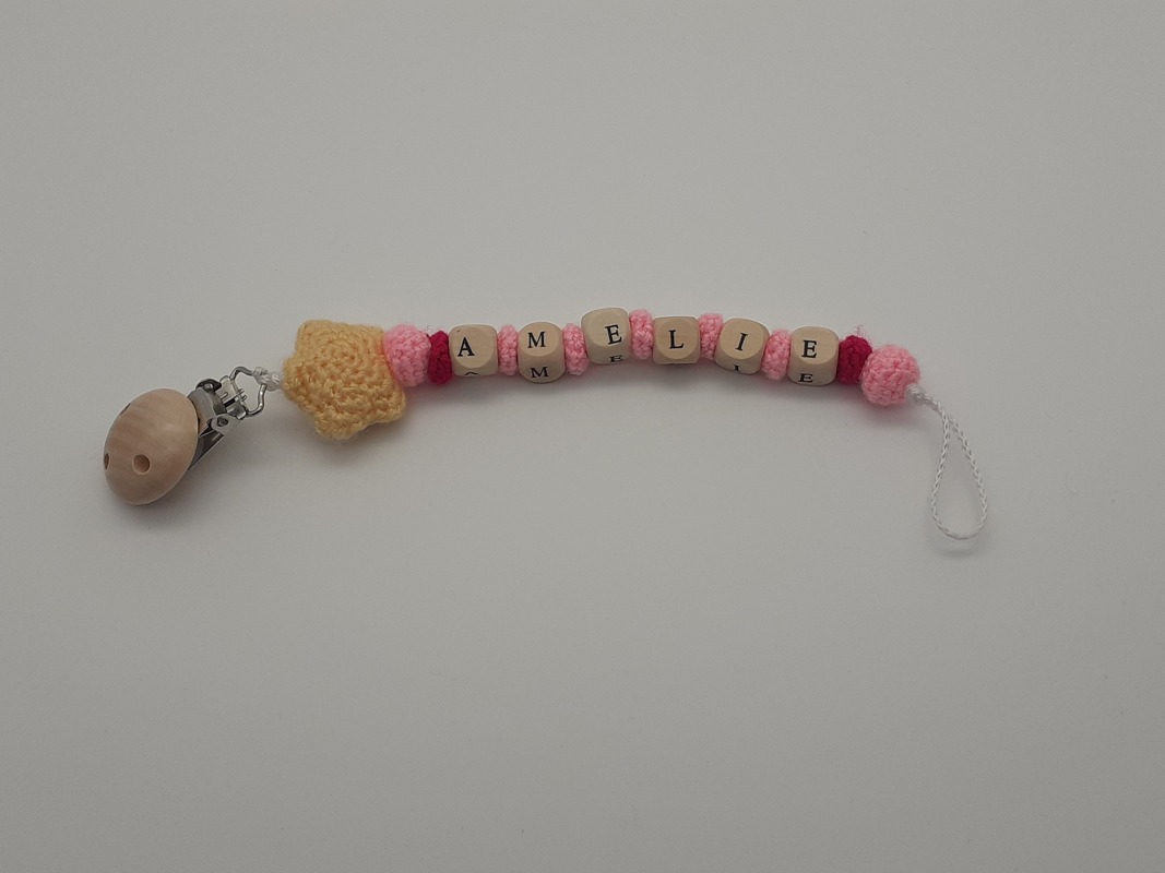 Namens-Schnullerkette - Bild 3
