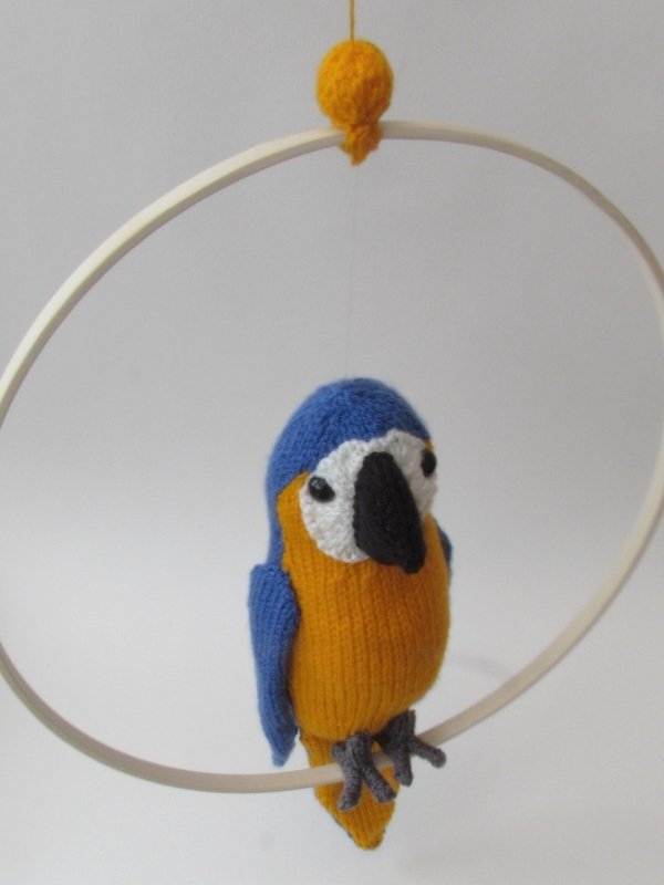 TeaCosyFolk's Macaw Parrot Hanger Knitting Pattern - Image 2