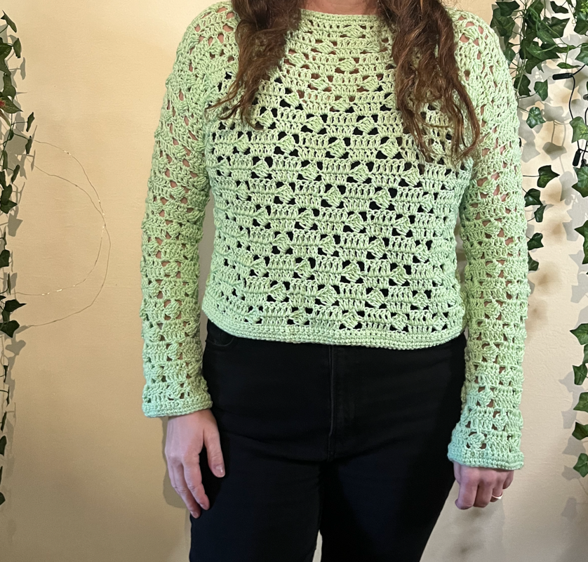 Häkelanleitung Sommerpulli "Spring Meadows" - Bild 2