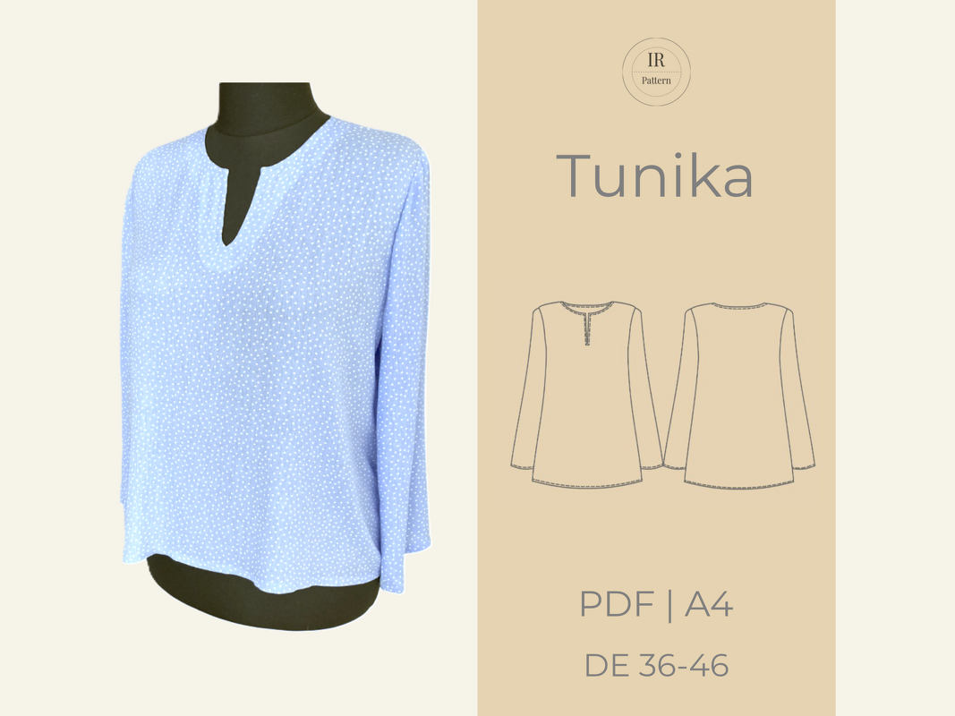 PDF Schnittmuster und Nähanleitung Tunika - Bild 2