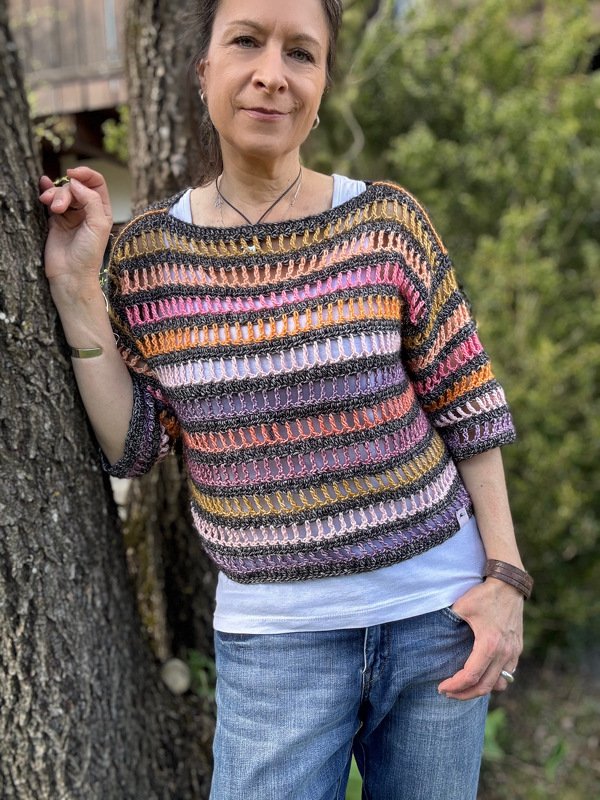 Fröhliches Häkelshirt "RINGELPIEZ" | variabel | 10 Größen - Bild 16