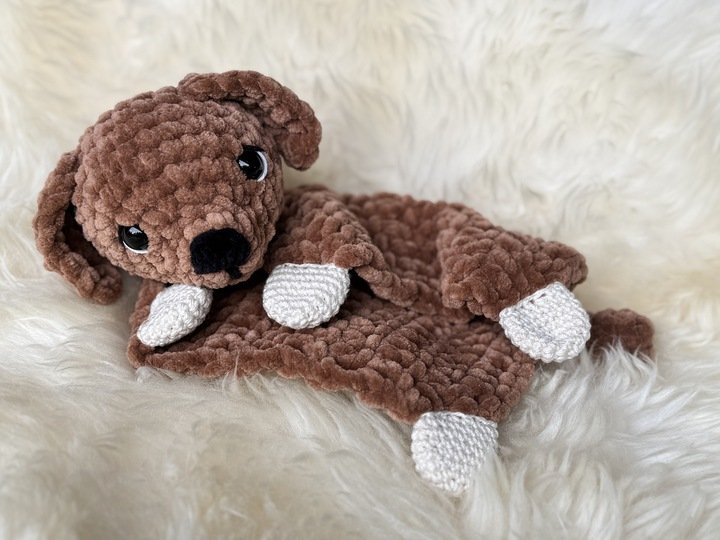 Crochetpattern - Lovey / Comforter Puppy "Lucky"