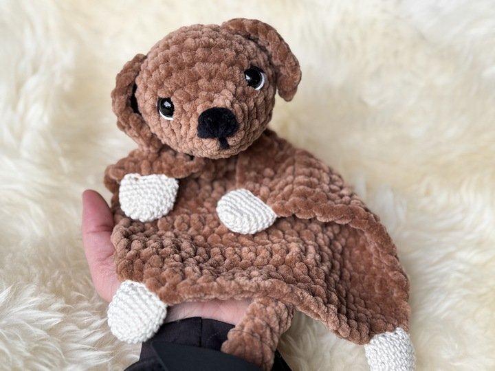 Crochetpattern - Lovey / Comforter Puppy "Lucky"