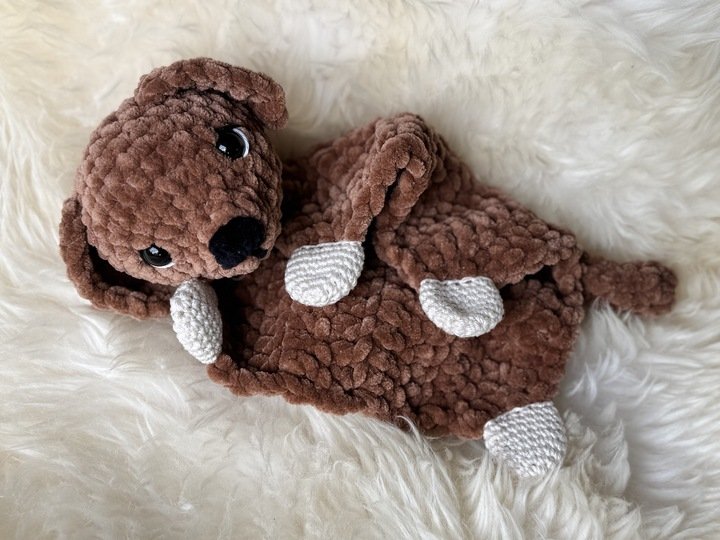 Crochetpattern - Lovey / Comforter Puppy "Lucky"