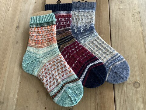 Dejanelle Socken, auch aus größeren Resten möglich