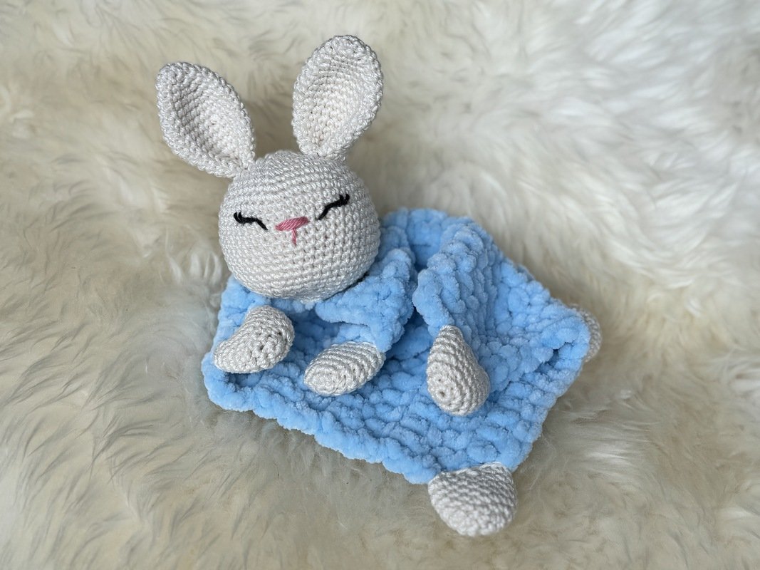 Crochetpattern - Lovey / Comforter Bunny "Hasi" - Image 2