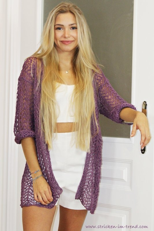 Summer Knit Cardigan Pattern | YoungFashion #2 - Image 6