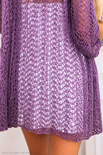 Knitting Pattern Summer Cardigan YoungFashion #2 | Airy Lace Cardigan S–XL