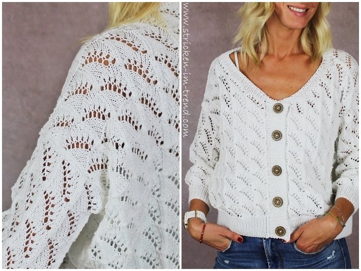 Knitting pattern for vest | Summer vest COTTON MIX #3
