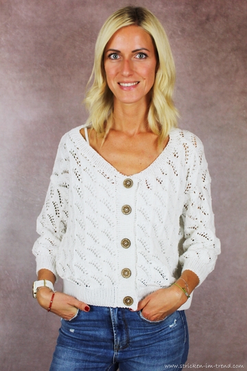 Knitting pattern for vest | Summer vest COTTON MIX #3