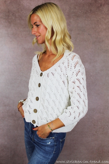 Knitting pattern for vest | Summer vest COTTON MIX #3