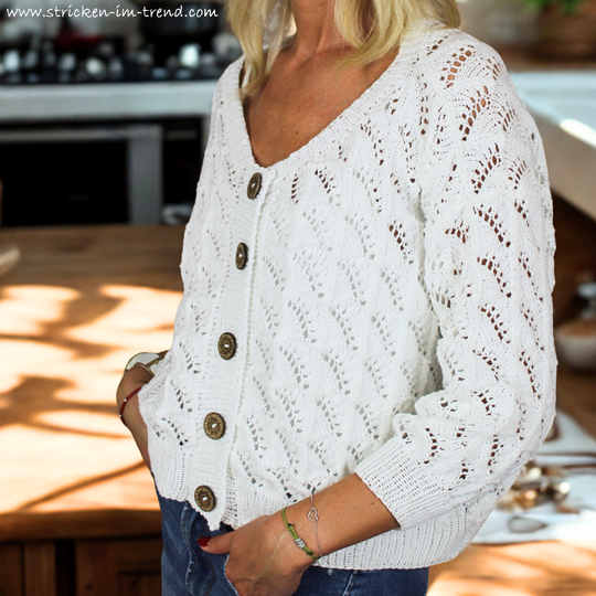 Knitting pattern for vest | Summer vest COTTON MIX #3