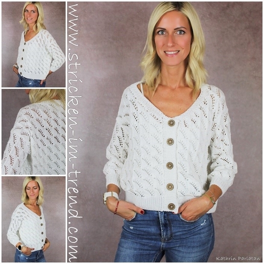 Knitting pattern for vest | Summer vest COTTON MIX #3