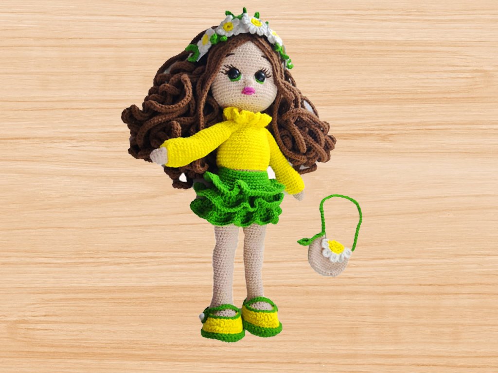 Eine gehäkelte Amigurumi-Puppe - Bild 3