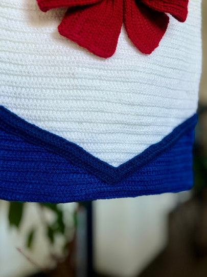 Moonlight Bow Tote | Magical Girl Aesthetic Crochet Pattern | Diamond Bag P