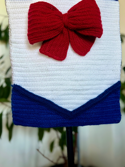 Moonlight Bow Tote | Magical Girl Aesthetic Crochet Pattern | Diamond Bag P