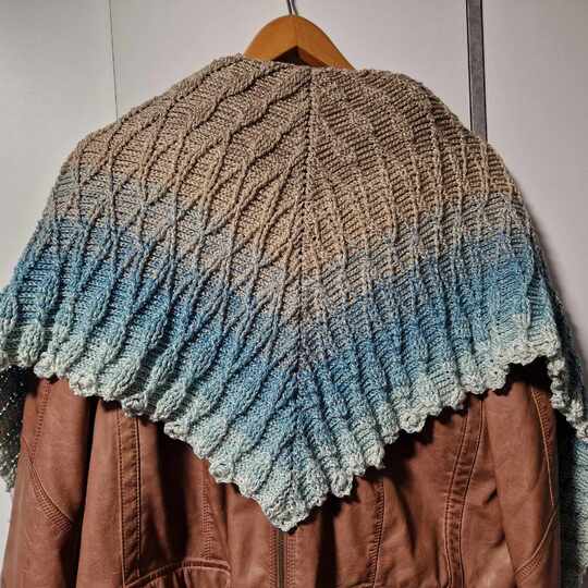 Häkelanleitung Tuch Seilschaft, flaches Dreieckstuch