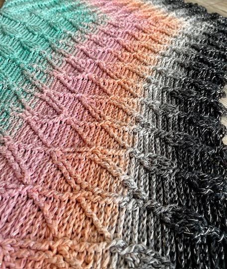 Häkelanleitung Tuch Seilschaft, flaches Dreieckstuch