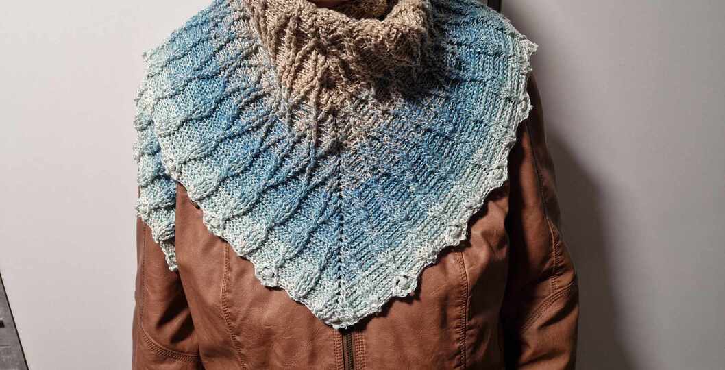 Häkelanleitung Tuch Seilschaft, flaches Dreieckstuch