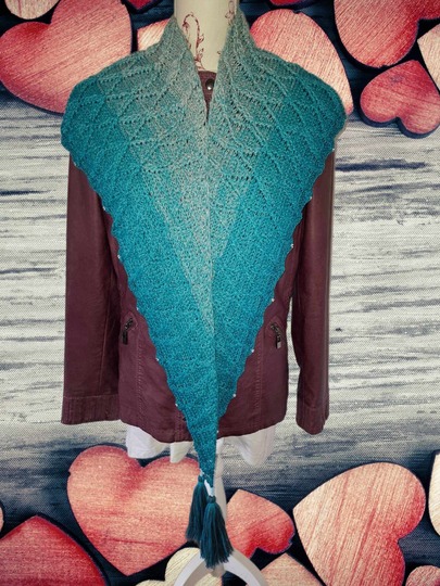 Häkelanleitung Tuch Seilschaft, flaches Dreieckstuch