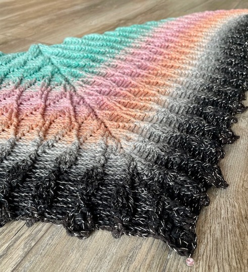 Häkelanleitung Tuch Seilschaft, flaches Dreieckstuch