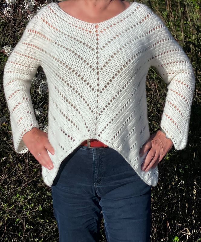 Pulli „ Symmetrie „ – nahtlos - Häkelanleitung - Bild 2
