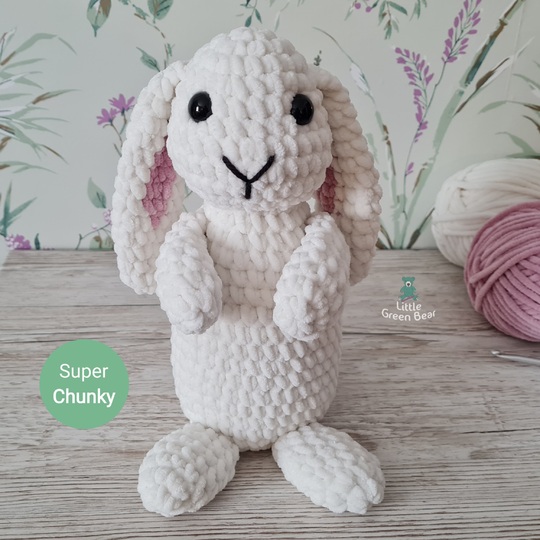 Beryl the Bunny Crochet Amigurumi Pattern (English)