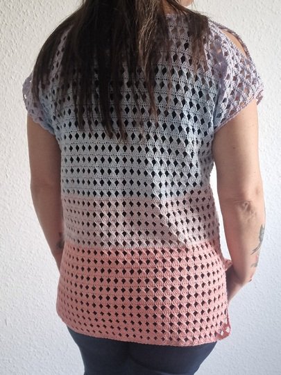 Häkelanleitung für das Cold-Shoulder-Shirt "Summer