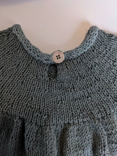 Knitting pattern, Lihan dress, knitted kids and baby dress, 3 month to 13 y