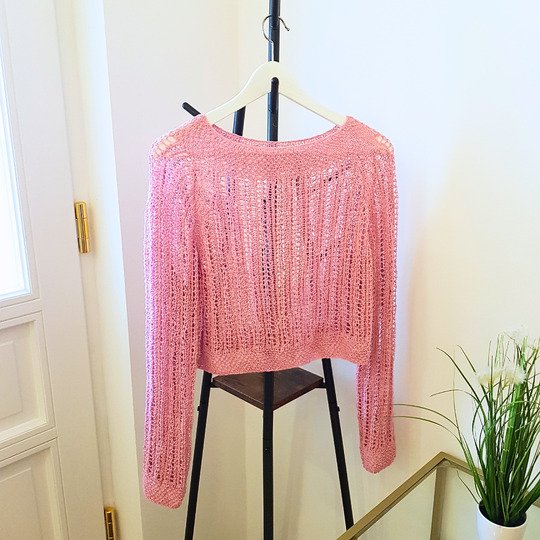 Strickanleitung für Sommerpulli | YoungFashion #4 + BONUS gehäkelte CLUTCH