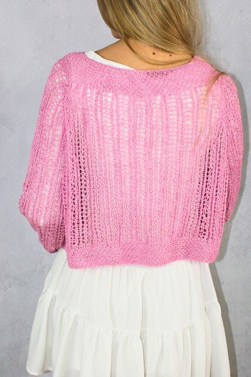 Strickanleitung für Sommerpulli | YoungFashion #4 + BONUS gehäkelte CLUTCH