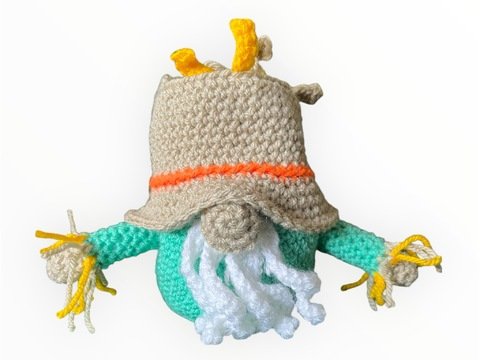 Häkelanleitung Wichtel Vogelscheuche