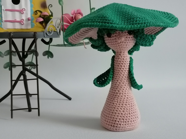 Pilzdame Lisa - Häkelanleitung