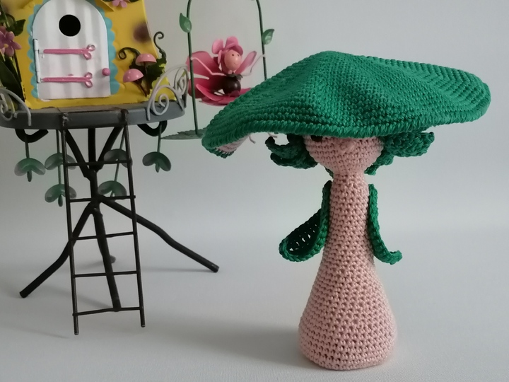 Pilzdame Lisa - Häkelanleitung