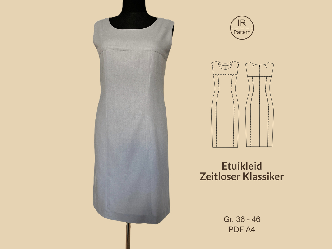 Damen Schnittmuster Etuikleid - Zeitlose Eleganz in Größen 36-46 - Bild 2