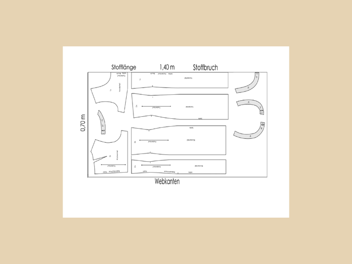 Damen Schnittmuster Etuikleid - Zeitlose Eleganz in Größen 36-46