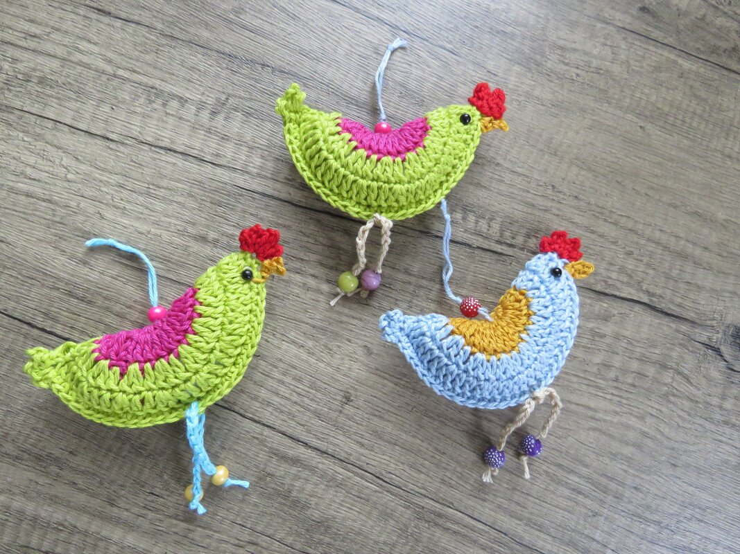 Huhn Häkelanleitung  *Carolines Welt*