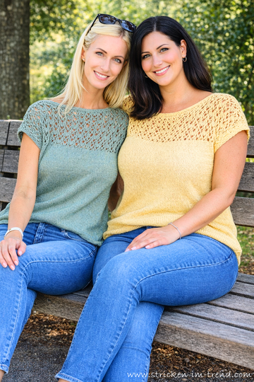 Knitting Pattern for Summer Top | Knit Top MonteNegro #1