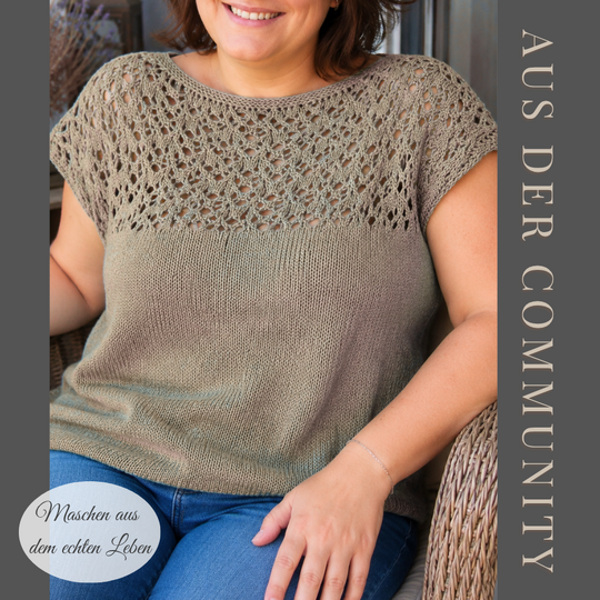 Knitting Pattern for Summer Top | Knit Top MonteNegro #1