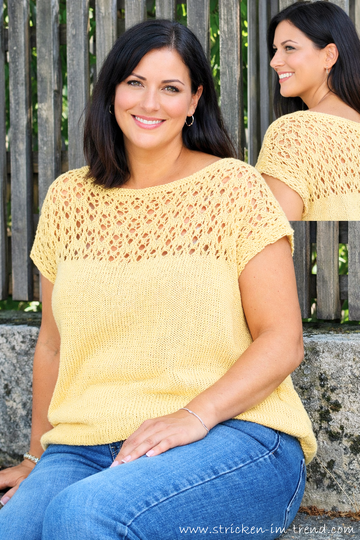 Knitting Pattern for Summer Top | Knit Top MonteNegro #1