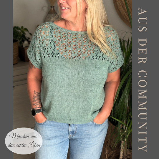 Knitting Pattern for Summer Top | Knit Top MonteNegro #1