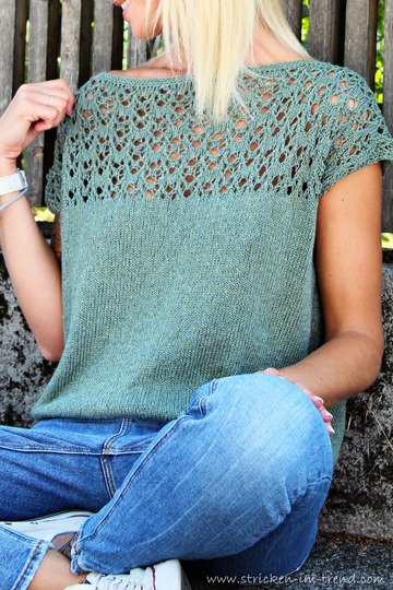 Knitting Pattern for Summer Top | Knit Top MonteNegro #1