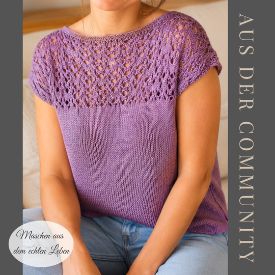 Strickanleitung für Sommertop | Stricktop MonteNegro #1