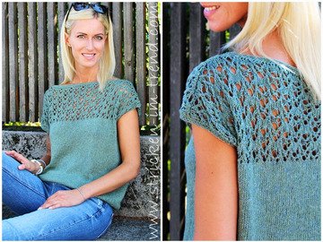 Strickanleitung für Sommertop | Stricktop MonteNegro #1