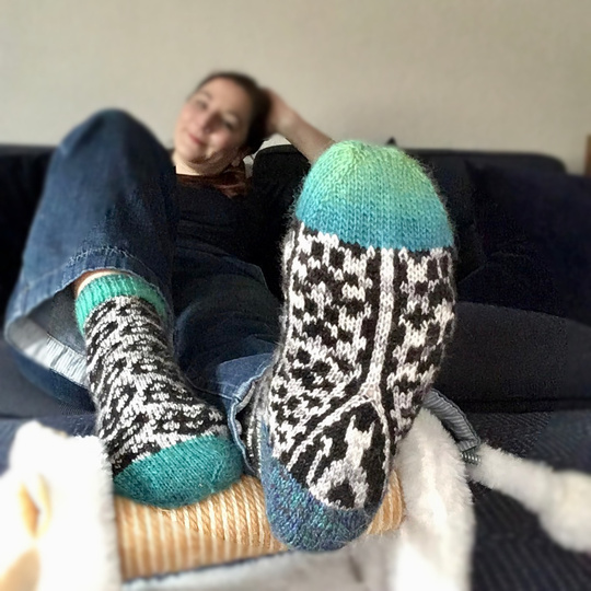 Samtpfoten Socken